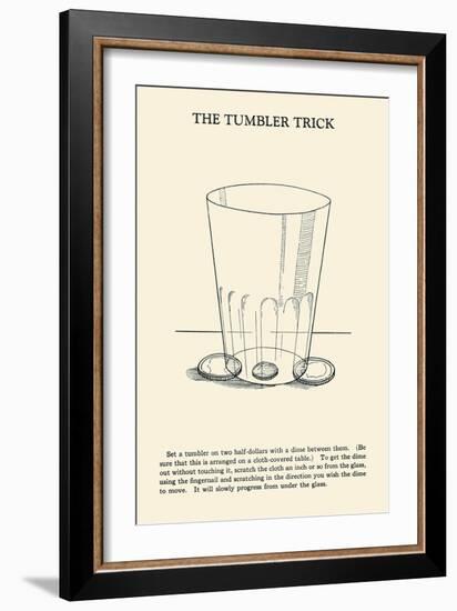 Tumbler Trick-null-Framed Art Print
