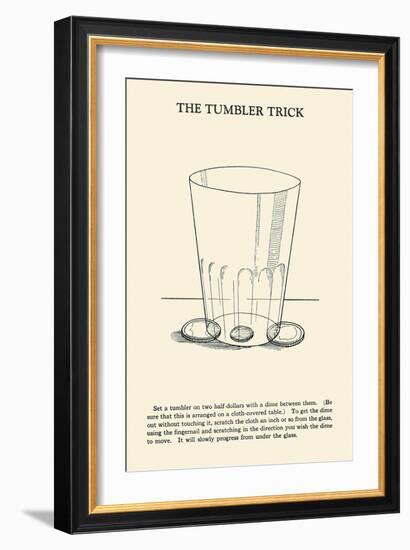 Tumbler Trick-null-Framed Art Print