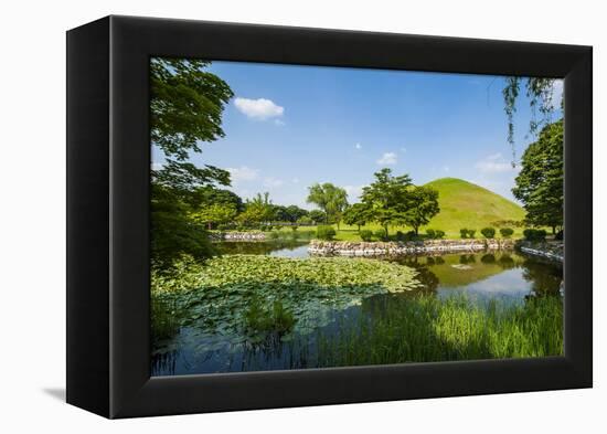 Tumuli Park with its Tombs from the Shilla Monarchs-Michael-Framed Premier Image Canvas