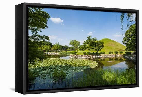 Tumuli Park with its Tombs from the Shilla Monarchs-Michael-Framed Premier Image Canvas