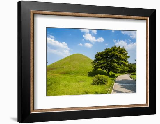 Tumuli Park with its Tombs from the Shilla Monarchs-Michael Runkel-Framed Photographic Print