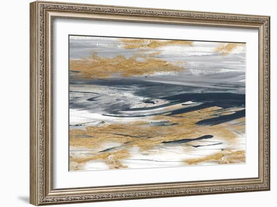 Tumultuous Navy-Susan Jill-Framed Art Print