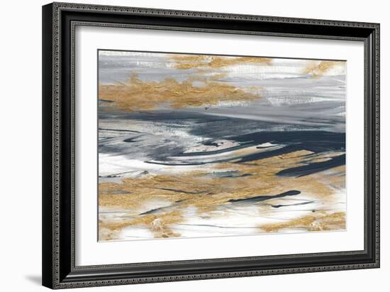 Tumultuous Navy-Susan Jill-Framed Art Print