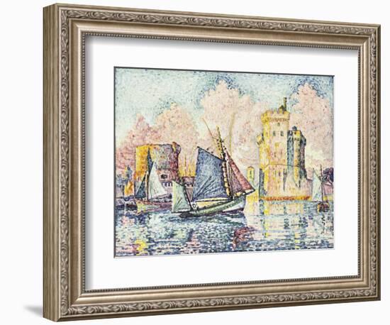 Tuna Boat Entering the Port of La Rochelle-Paul Signac-Framed Giclee Print