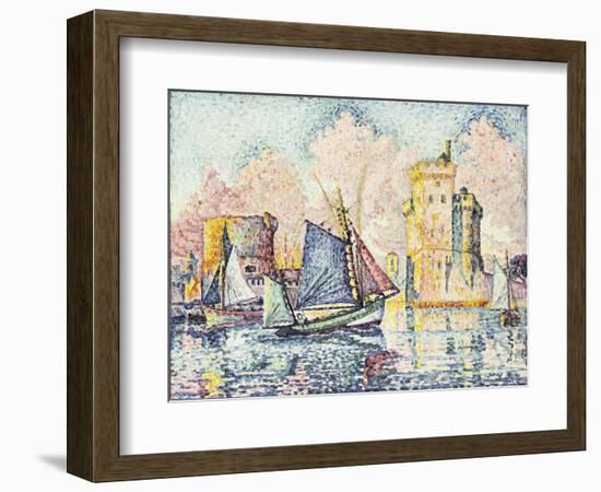 Tuna Boat Entering the Port of La Rochelle-Paul Signac-Framed Giclee Print