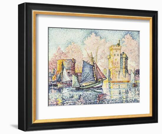 Tuna Boat Entering the Port of La Rochelle-Paul Signac-Framed Giclee Print