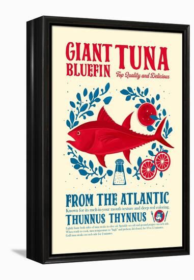 Tuna Kitchen Print-Dionisis Gemos-Framed Premier Image Canvas