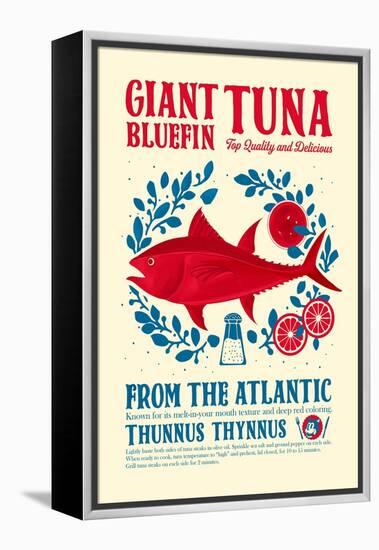 Tuna Kitchen Print-Dionisis Gemos-Framed Premier Image Canvas