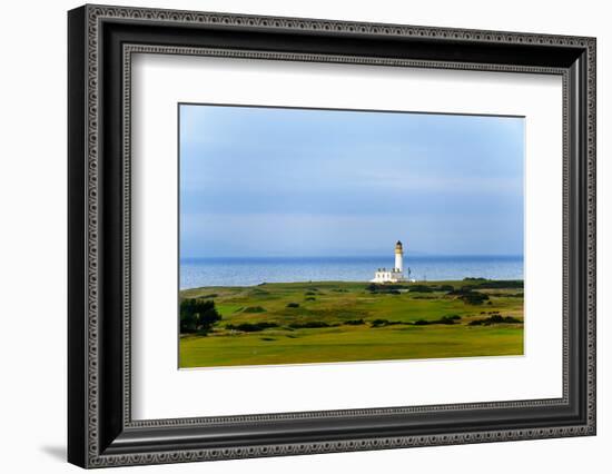 Tunberry Lighthouse in Scotland, UK-Dutourdumonde-Framed Photographic Print