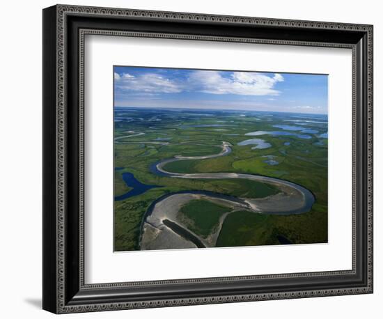 Tundra in Alaska-Danny Lehman-Framed Photographic Print