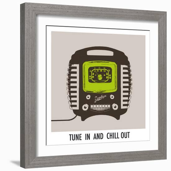 Tune In and Chill Out-Ben James-Framed Giclee Print