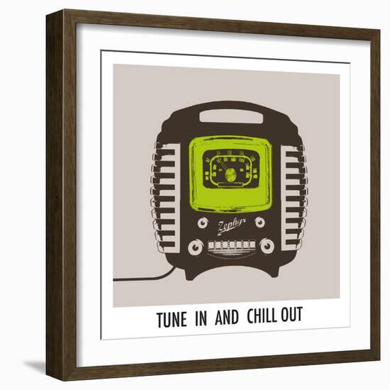 Tune In and Chill Out-Ben James-Framed Giclee Print