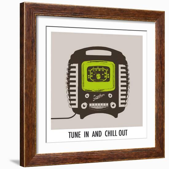 Tune In and Chill Out-Ben James-Framed Giclee Print