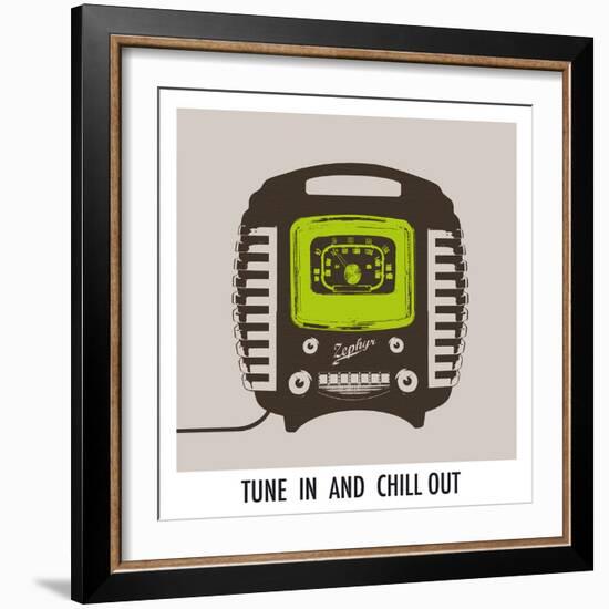 Tune In and Chill Out-Ben James-Framed Giclee Print