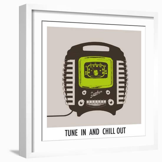 Tune In and Chill Out-Ben James-Framed Giclee Print