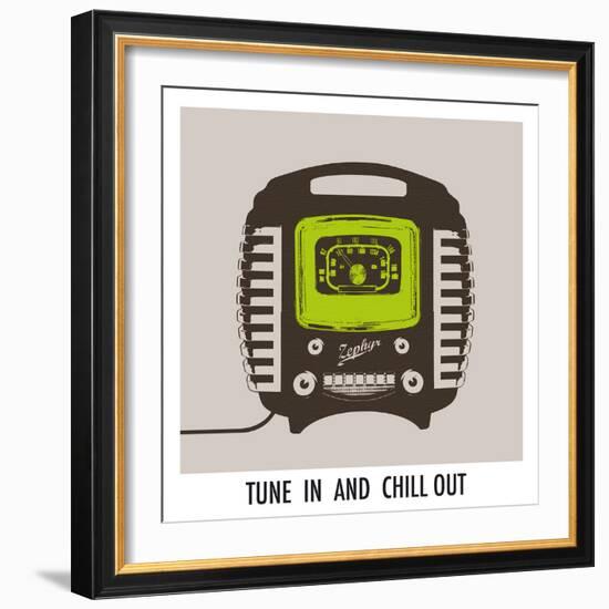 Tune In and Chill Out-Ben James-Framed Giclee Print