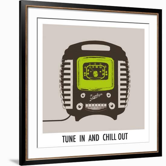 Tune In and Chill Out-Ben James-Framed Giclee Print