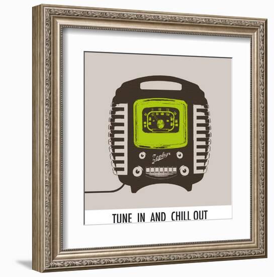 Tune In and Chill Out-Ben James-Framed Giclee Print