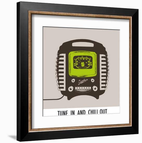 Tune In and Chill Out-Ben James-Framed Giclee Print