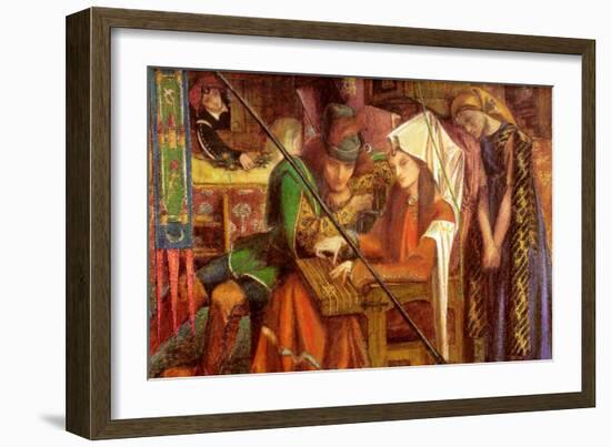 Tune of the Seven Towers-Dante Gabriel Rossetti-Framed Art Print