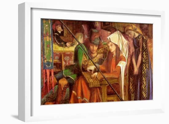 Tune of the Seven Towers-Dante Gabriel Rossetti-Framed Art Print