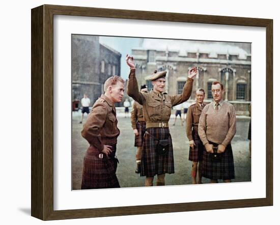 Tunes Of Glory, Gordon Jackson, John Mills, Alec Guinness, 1960-null-Framed Photo