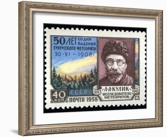 Tunguska Event Stamp, 50th Anniversary-Detlev Van Ravenswaay-Framed Photographic Print