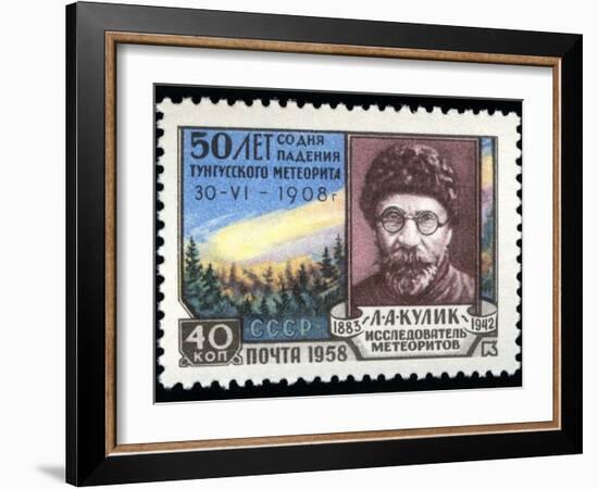 Tunguska Event Stamp, 50th Anniversary-Detlev Van Ravenswaay-Framed Photographic Print
