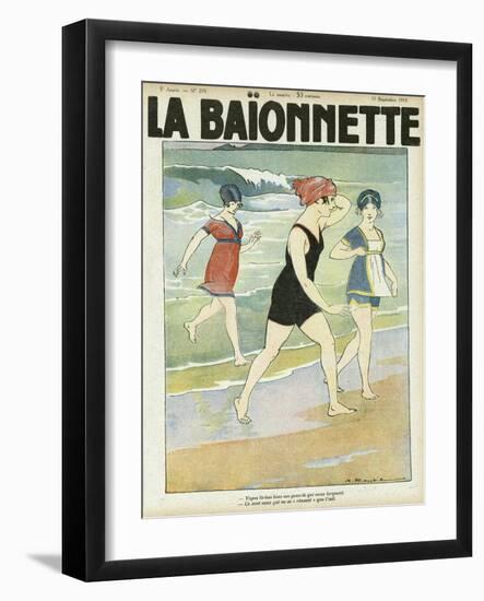 Tunic Style Swimwear-A Roubille-Framed Art Print