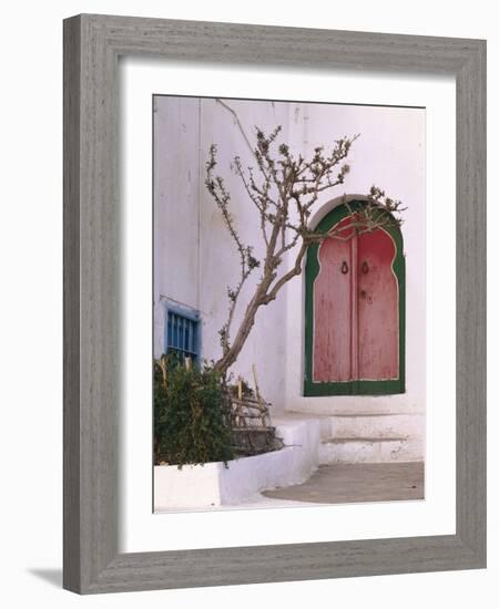 Tunisia, Sidi Bou Said, Building, Front Door-Thonig-Framed Photographic Print