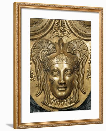 Tunisia, Tunis, Gilded Bronze Armor, Detail-null-Framed Giclee Print