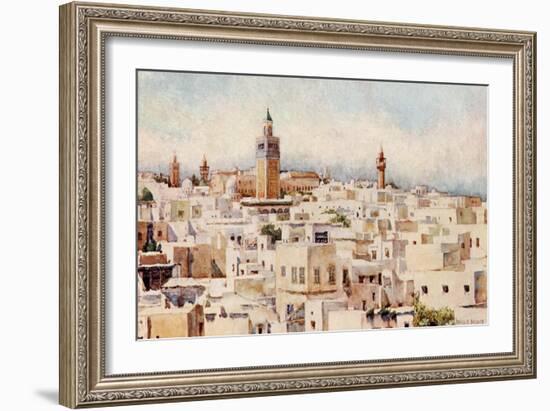 Tunisia, Tunis View 1912-Frances E Nesbitt-Framed Premium Giclee Print