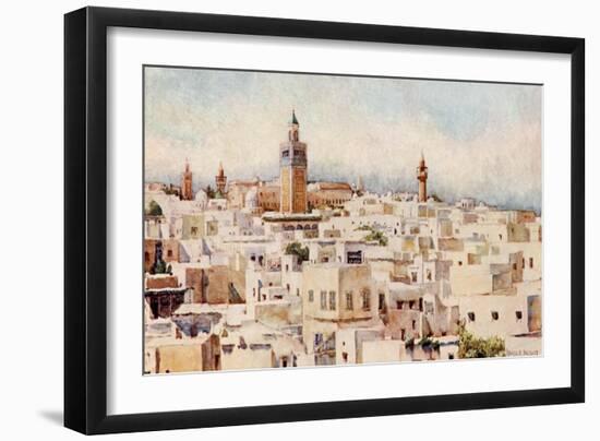 Tunisia, Tunis View 1912-Frances E Nesbitt-Framed Premium Giclee Print