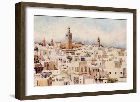 Tunisia, Tunis View 1912-Frances E Nesbitt-Framed Art Print