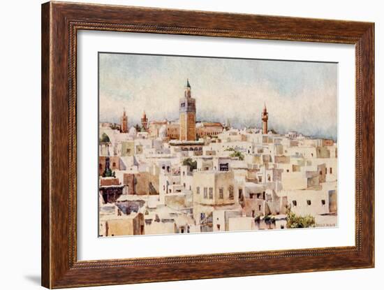 Tunisia, Tunis View 1912-Frances E Nesbitt-Framed Art Print