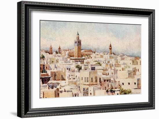 Tunisia, Tunis View 1912-Frances E Nesbitt-Framed Art Print