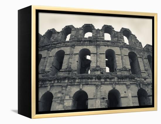 Tunisia, Tunisian Central Coast, El Jem, Roman Colosseum, B; 238 Ad-Walter Bibikow-Framed Premier Image Canvas