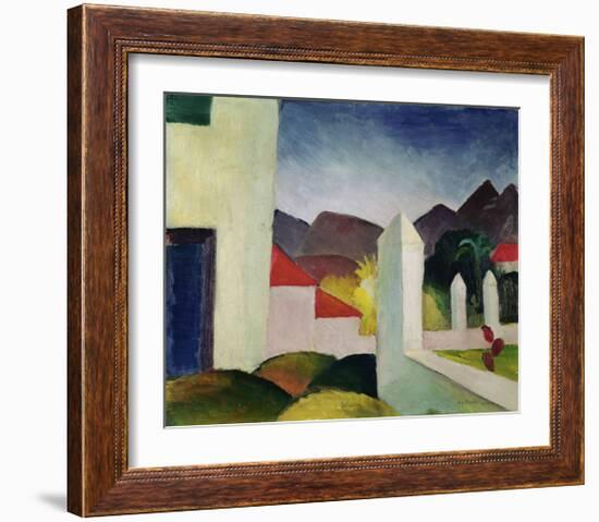 Tunisian Landscape-Auguste Macke-Framed Giclee Print