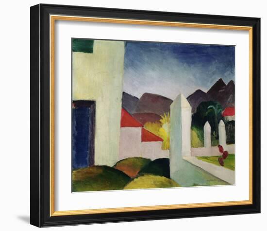 Tunisian Landscape-Auguste Macke-Framed Giclee Print