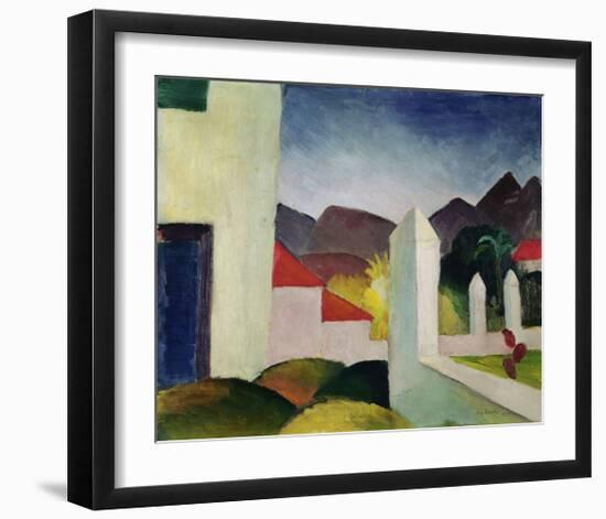 Tunisian Landscape-Auguste Macke-Framed Giclee Print