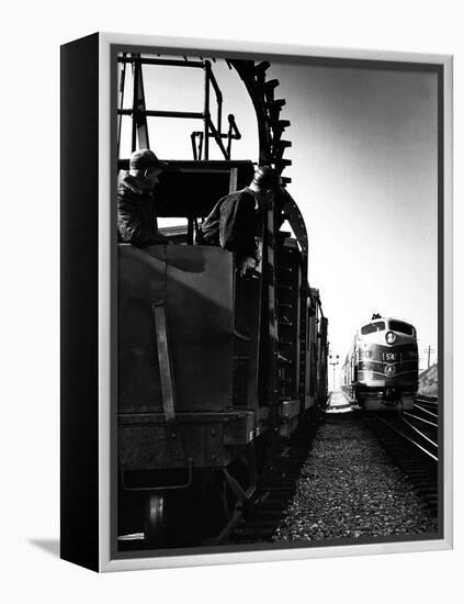 Tunnel Clearance Car: the B&O No. Ce-15: the Leaping Lena-null-Framed Premier Image Canvas