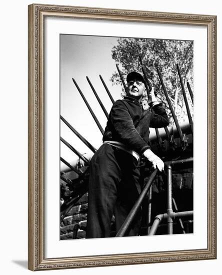 Tunnel Clearance Car: the B&O No. Ce-15: the Leaping Lena-null-Framed Photographic Print