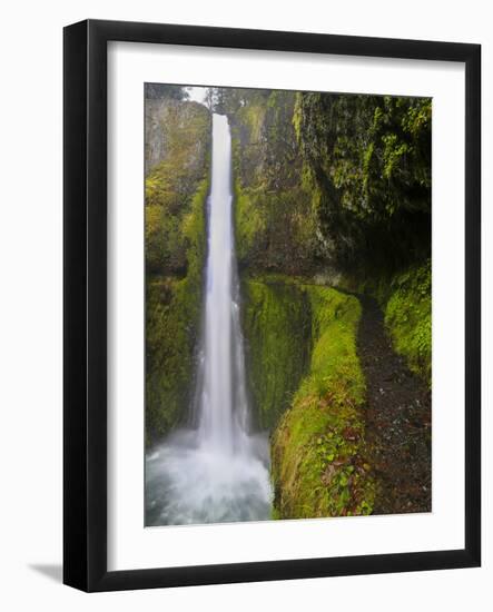 Tunnel Falls on Eagle Creek, Columbia Gorge, Oregon, USA-Gary Luhm-Framed Photographic Print