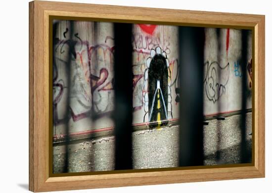 Tunnel Graffiti-null-Framed Stretched Canvas