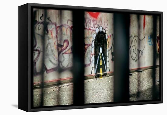 Tunnel Graffiti-null-Framed Stretched Canvas