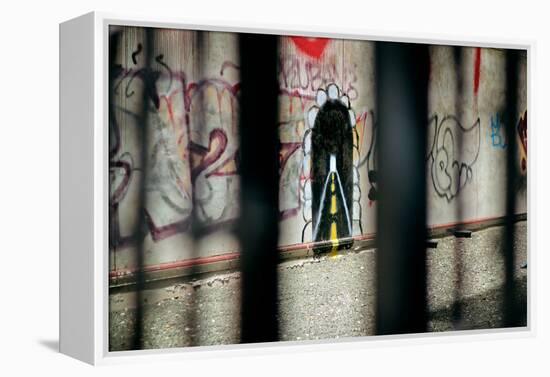 Tunnel Graffiti-null-Framed Stretched Canvas