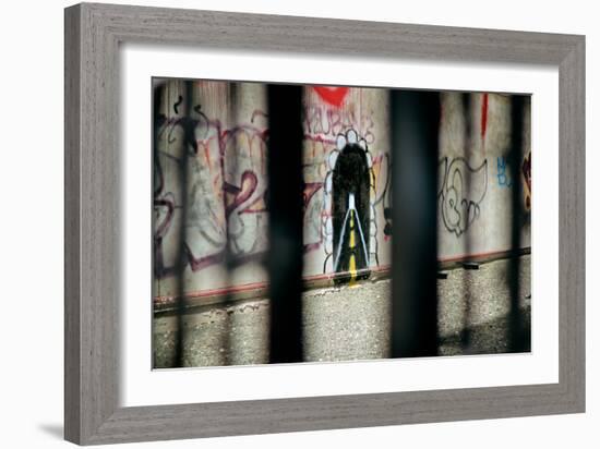 Tunnel Graffiti-null-Framed Photo