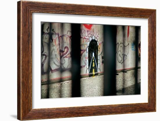 Tunnel Graffiti-null-Framed Photo