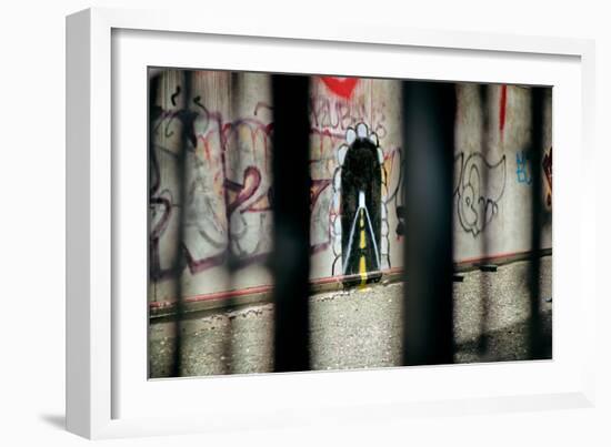 Tunnel Graffiti-null-Framed Photo