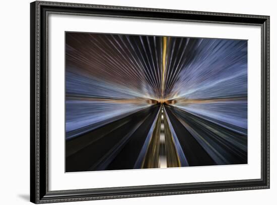 Tunnel Lights-ddmitr-Framed Photographic Print